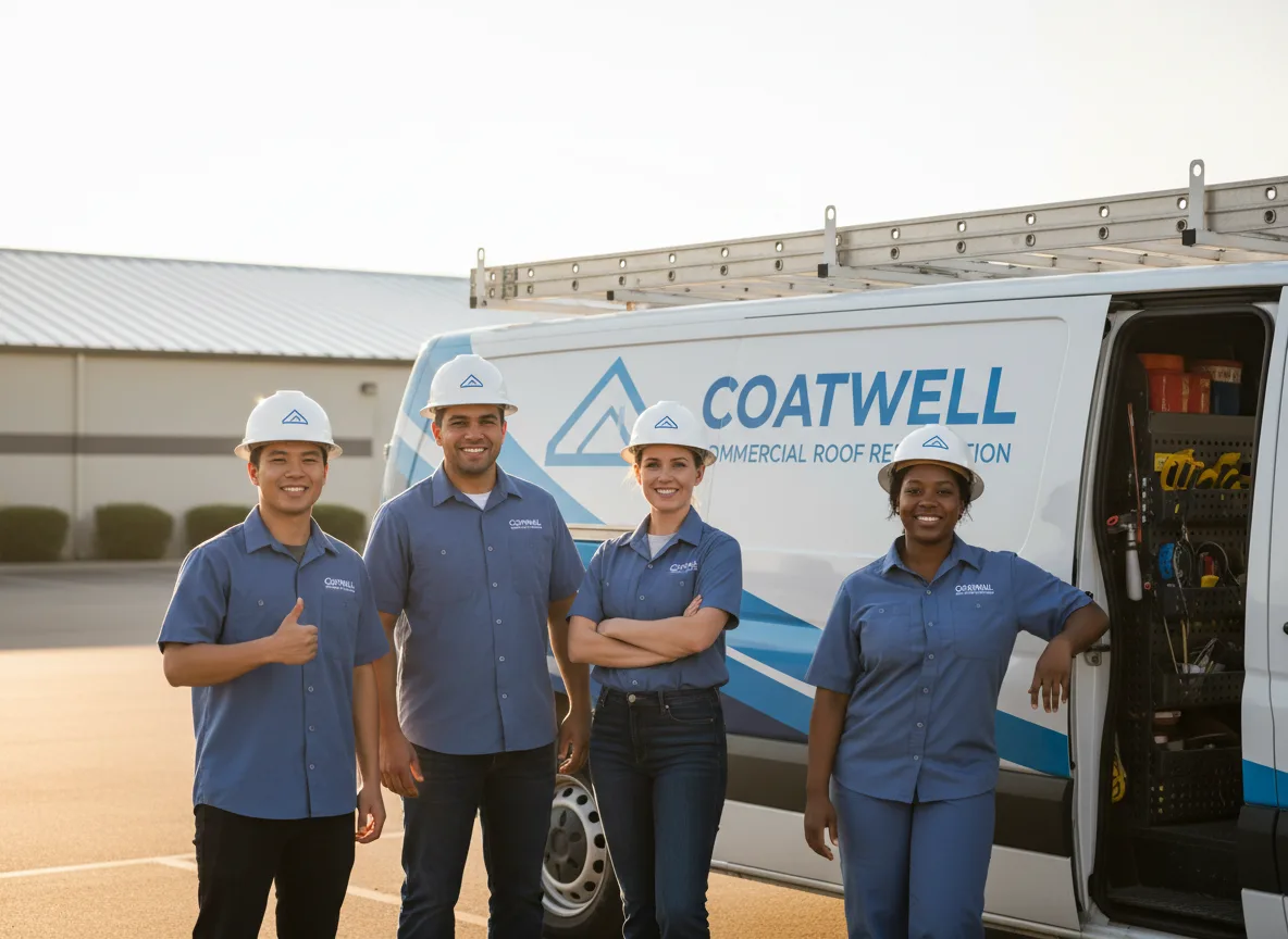 Commercial roof coating company in Hyde Park, MA